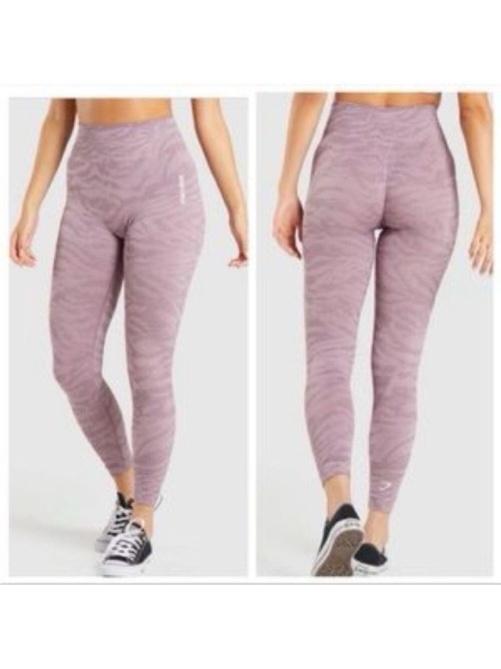 Gymshark Purple Patterned Leggings